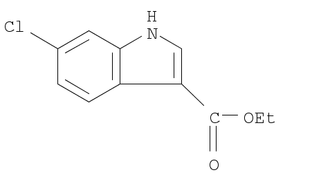 1H-INDOLE-3-CARBOXYLIC ACID,6-CHLORO-,ETHYL ESTER
